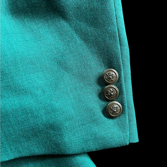 Vintage 80’s Classic Green Blazer - Picture 3 of 10